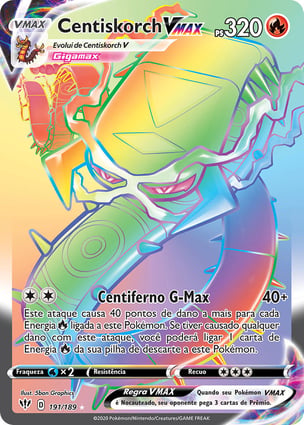 Centiskorch VMAX (191/189) | Pokémon | MYP Cards