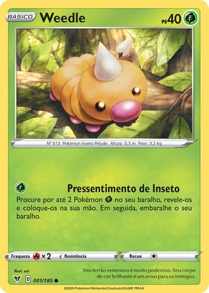 Weedle (001/185) | Pokémon | MYP Cards