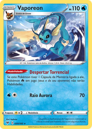 Vaporeon (030/185) | Pokémon | MYP Cards