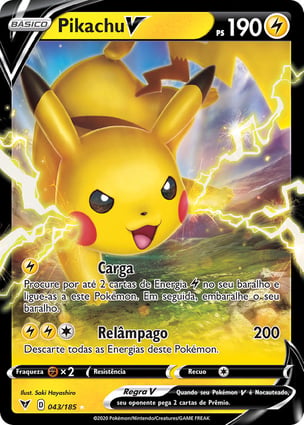 Pikachu V (043/185) | Pokémon | MYP Cards