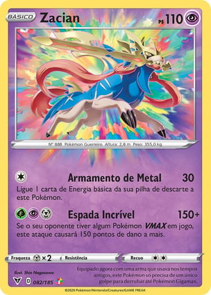 Zacian (082/185) | Pokémon | MYP Cards