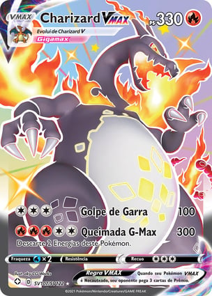 ポケモンカードゲーム Charizard VMAX 330 HP Charizard VMAX (107/122) | Pokémon | MYP Cards