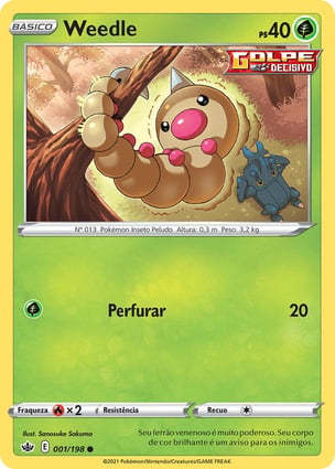 Weedle (001/198) | Pokémon | MYP Cards
