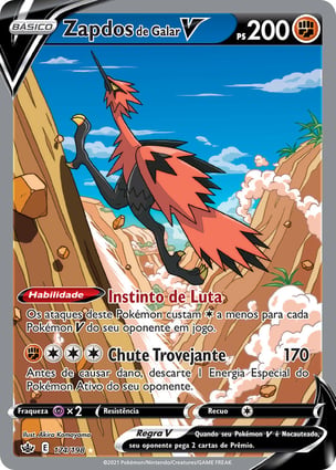Zapdos de Galar V (174/198) / Galarian Zapdos V | Pokémon | MYP Cards
