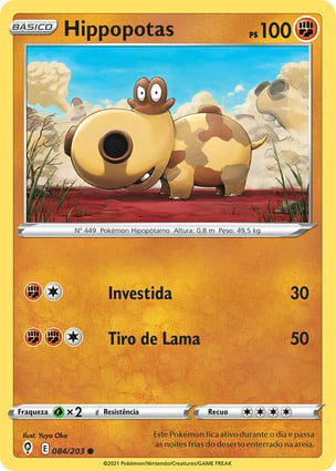 Hippopotas (084/203) | Pokémon | MYP Cards