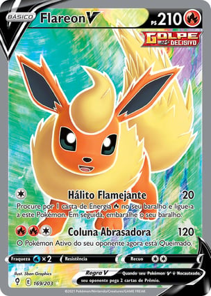Flareon V (169/203) | Pokémon | MYP Cards