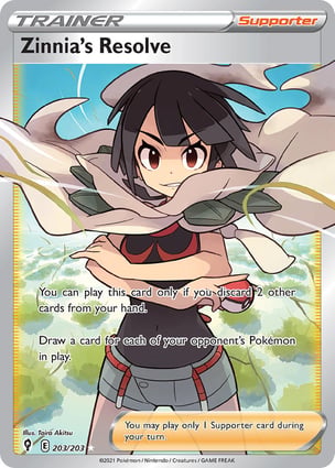 Resolução da Zínia (203/203) / Zinnia's Resolve | Pokémon
