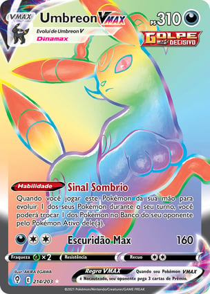 Umbreon VMAX (214/203) | Pokémon | MYP Cards