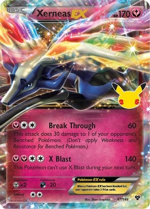 2021 ポケモンカード Xerneas EX Gem Mint 10 Xerneas EX (097/146) | Pokémon | MYP Cards