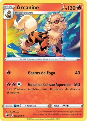 Arcanine (033/264) | Pokémon | MYP Cards