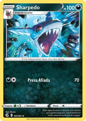 Sharpedo (163/264) | Pokémon | MYP Cards