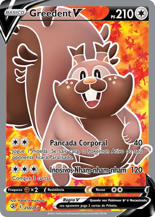 Greedent V (256/264) | Pokémon | MYP Cards