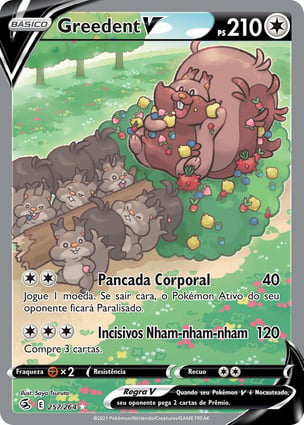 Greedent V (257/264) | Pokémon | MYP Cards