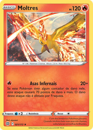 Moltres (021/172) | Pokémon | MYP Cards