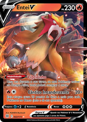 Entei V (022/172) | Pokémon | MYP Cards