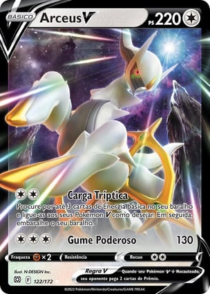 pokemon card 122 172 Arceus V (122/172) | Pokémon