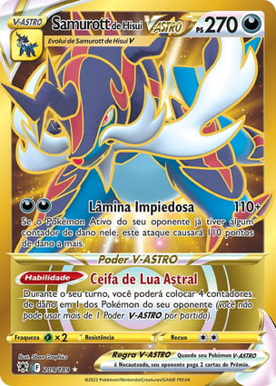 Samurott de Hisui V-ASTRO (209/189) / Hisuian Samurott VSTAR