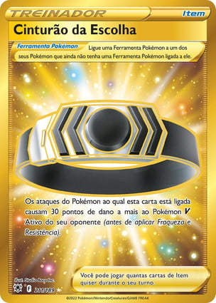 gold choice belt pokemon card #92 Prices | Japanese Battle Region Astral Radiance Singles S9a] Choice Belt 092/067UR