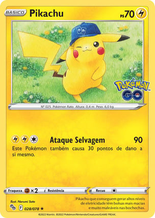 Pikachu Pokémon Card Pikachu (028/78) | Pokémon | MYP Cards