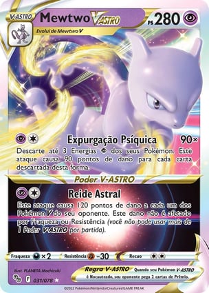 Mewtwo V-ASTRO (031/78) / Mewtwo VSTAR | Pokémon | MYP Cards