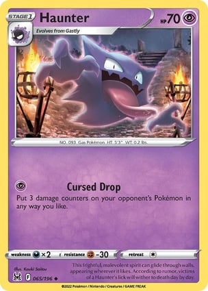 Haunter (065/196) | Pokémon | MYP Cards