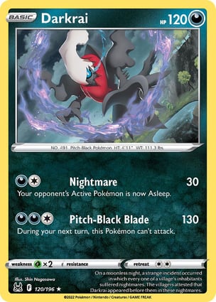 ダークライ キラカード HP120 Darkrai (120/196) | Pokémon | MYP Cards