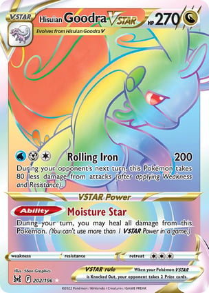 Goodra de Hisui V-ASTRO (202/196) / Hisuian Goodra VSTAR | Pokémon