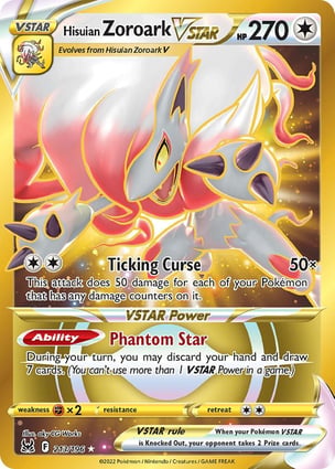 Zoroark de Hisui V-ASTRO (213/196) / Hisuian Zoroark VSTAR