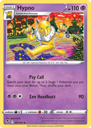Hypno (061/195) | Pokémon | MYP Cards
