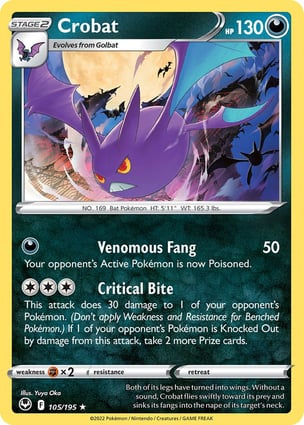 Crobat (105/195) | Pokémon | MYP Cards