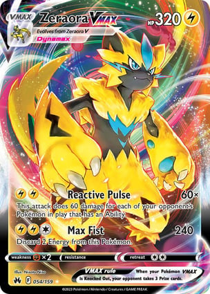 Zeraora VMAX (054/159) | Pokémon | MYP Cards
