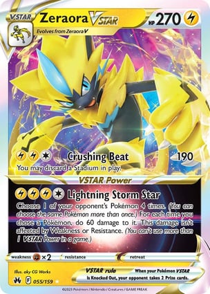 Zeraora V-ASTRO (055/159) / Zeraora VSTAR | Pokémon | MYP Cards