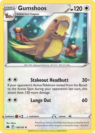 Gumshoos (118/159) | Pokémon | MYP Cards