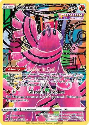 Histórico de Preços - Oricorio | Pokémon | MYP Cards