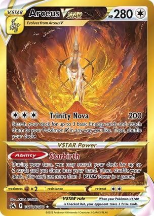 Arceus V-ASTRO (70/70) / Arceus VSTAR | Pokémon | MYP Cards