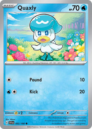 Quaxly (052/198) | Pokémon | MYP Cards