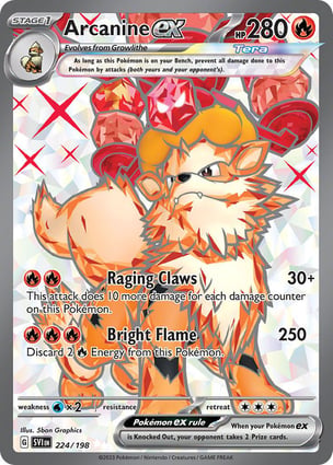 Histórico de Preços - Arcanine ex | Pokémon | MYP Cards