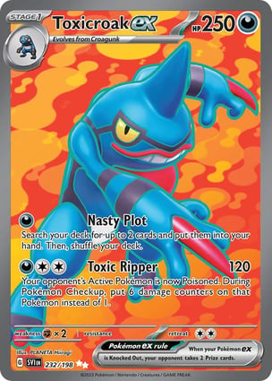 Toxicroak ex (232/198) | Pokémon | MYP Cards