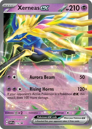 ゼルネアスEX2021 ポケモンカード Xerneas EX 25周年記念 Xerneas EX (179) / Xerneas ex | Pokémon | MYP Cards
