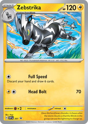 Zebstrika (201) | Pokémon | MYP Cards