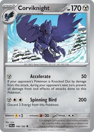 Corviknight (148/193) | Pokémon | MYP Cards