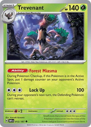 Trevenant (012/197) | Pokémon | MYP Cards