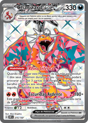 Charizard ex (215/197) | Pokémon | MYP Cards