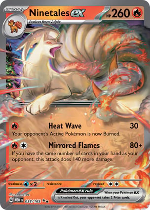 Ninetales ex (038/165) | Pokémon | MYP Cards