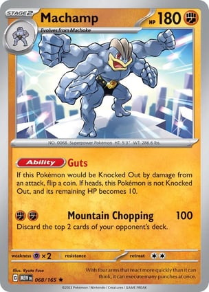 Machamp (068/165) | Pokémon | MYP Cards