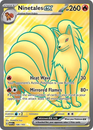 Ninetales ex (186/165) | Pokémon | MYP Cards