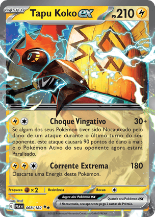 Tapu Koko ex (068/182) | Pokémon | MYP Cards