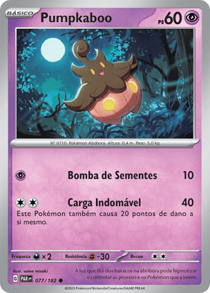 Pumpkaboo (077/182) | Pokémon | MYP Cards