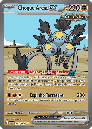 Choque Areia ex (250/182) / Sandy Shocks ex | Pokémon | MYP Cards