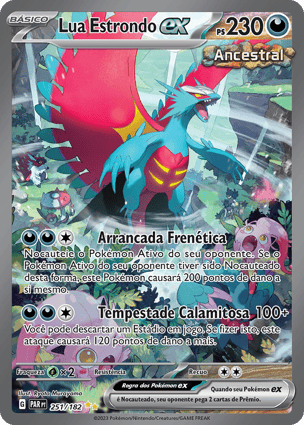 Lua Estrondo ex (251/182) / Roaring Moon ex | Pokémon | MYP Cards